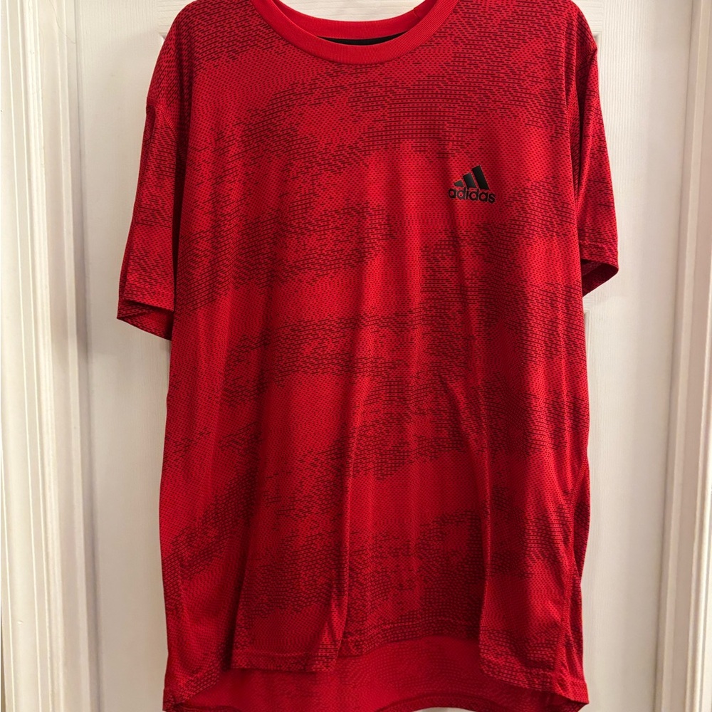 Adidas Men's Graphic Red Tee